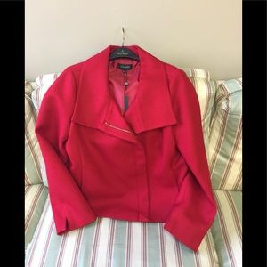 Talbots Red Jacket with Side Zipper.